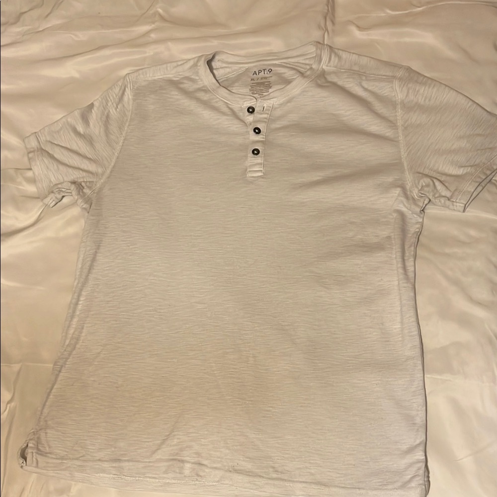Apt. 9 White Short Sleeve Tee